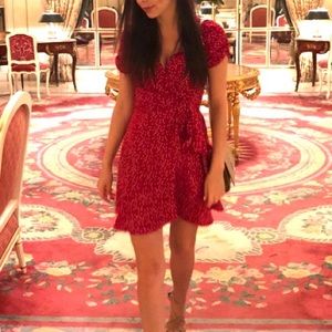 Audrey 3+1 Wrap Polka Dot Dress